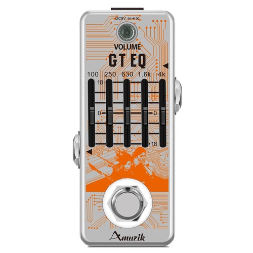 Band guitar eq pedal - , 5-band